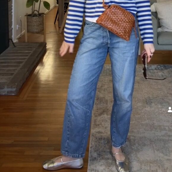 Anthropologie Denim - Pilcro Reworked High-Rise Taper Jeans